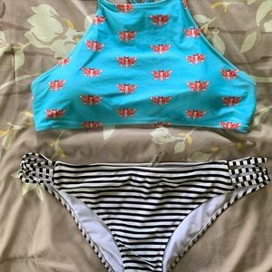 Cupshe Bikini set. Size Large.